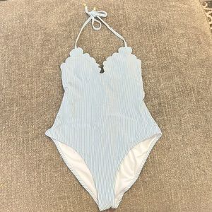 Scalloped swimsuit. Jessica Simpson. Never worn.